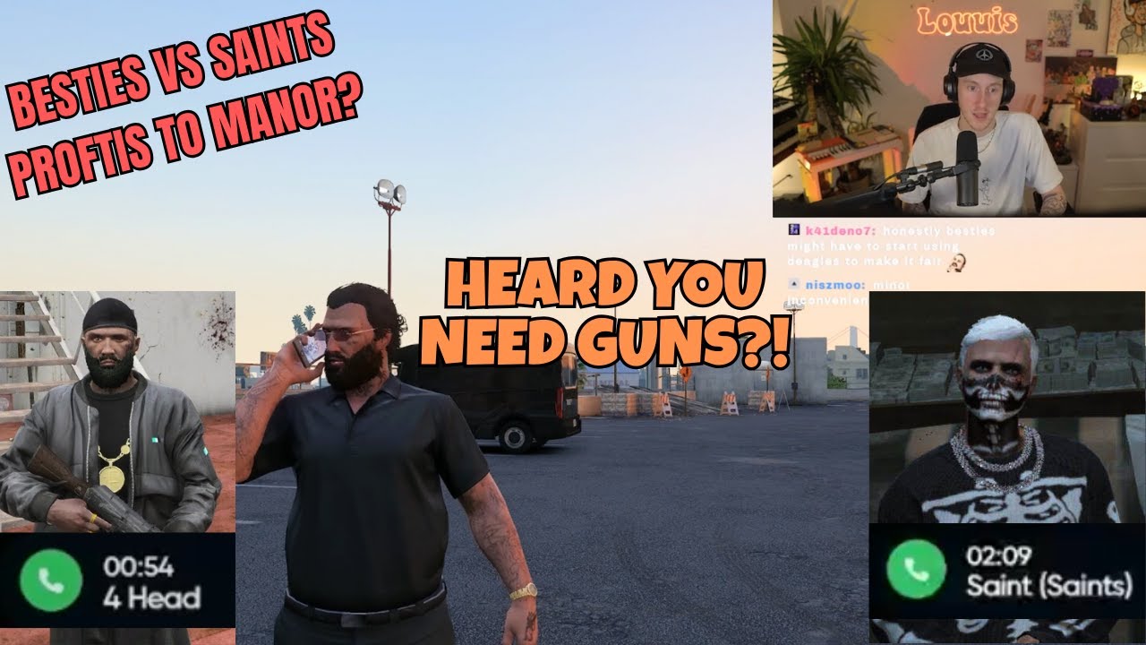 SK Calls 4Head & Saint Back to Back to Sell Guns | NOPIXEL 4.0 GTA RP
