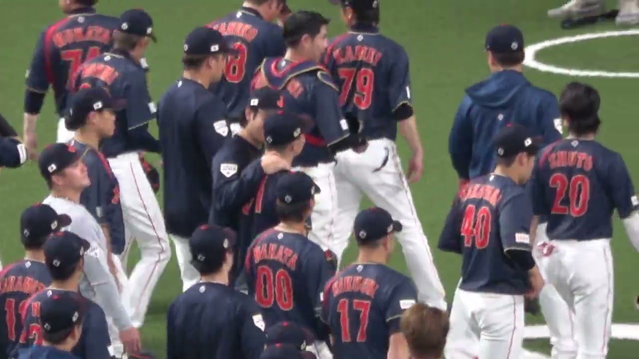 【侍ジャパン】 【大谷翔平】が【鈴木誠也】へ最後の挨拶を促す 強化試合 阪神戦