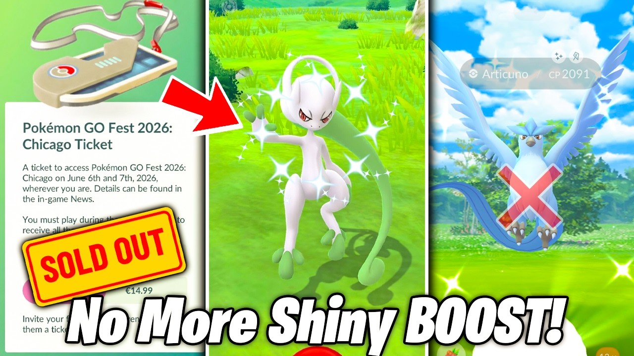 GO FEST 2026 EVENTS SOLD OUT ALREADY! No More Shiny BOOSTS / Full Odds Shiny Kanto Birds!