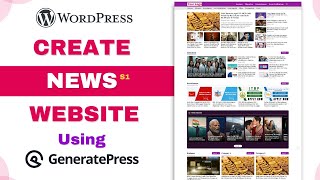 GP Newspaper S1 - Template for GeneratePress Theme | GeneratePress Theme CustomiZation