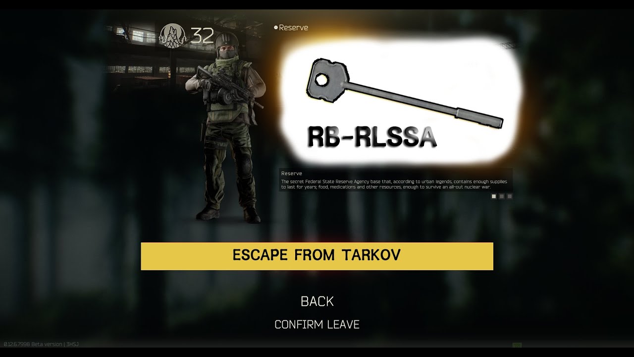 [TARKOV] RB-RLSSA KEY - Quick Guide - YouTube