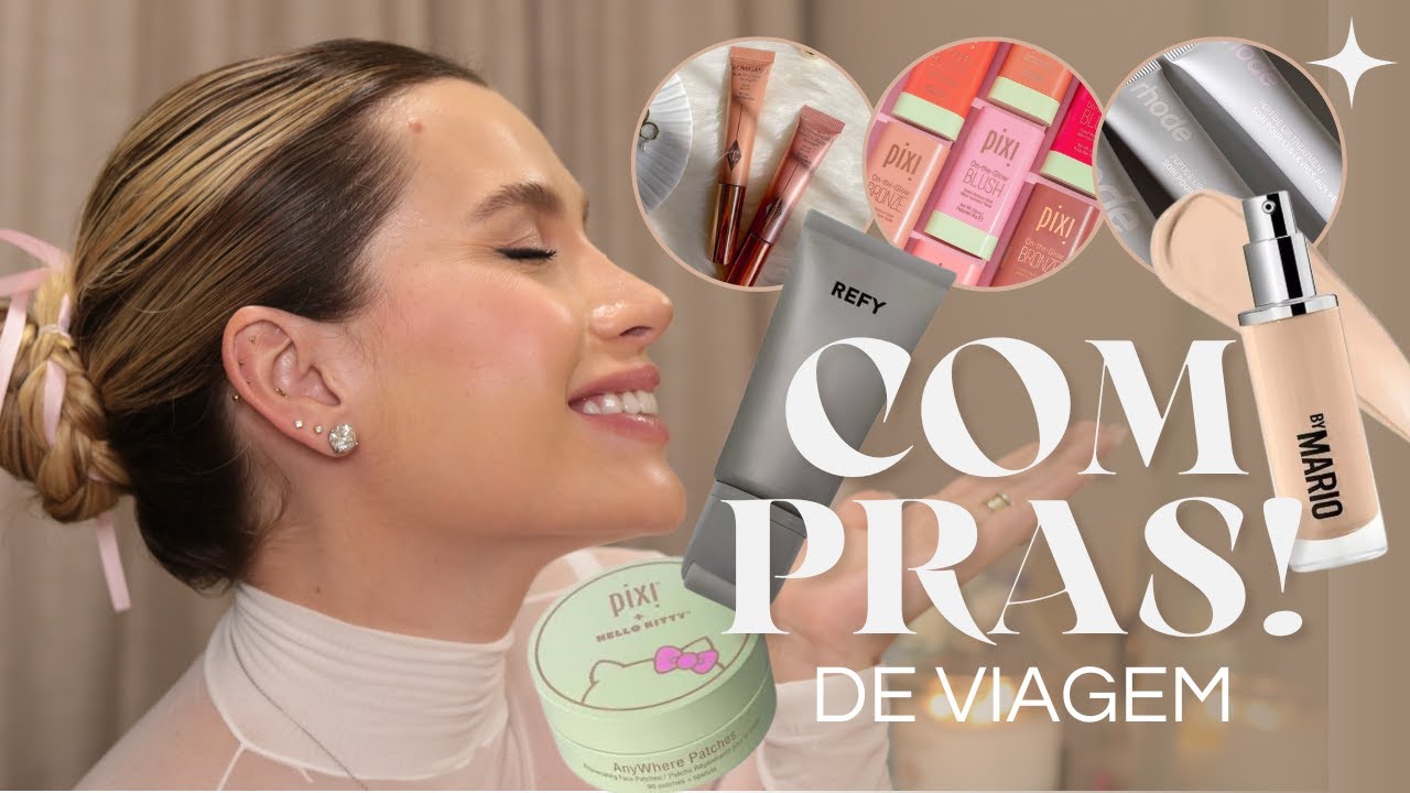 COMPREI MUITA MAQUIAGEM! - Compras de VIAGEM (Parte 2)