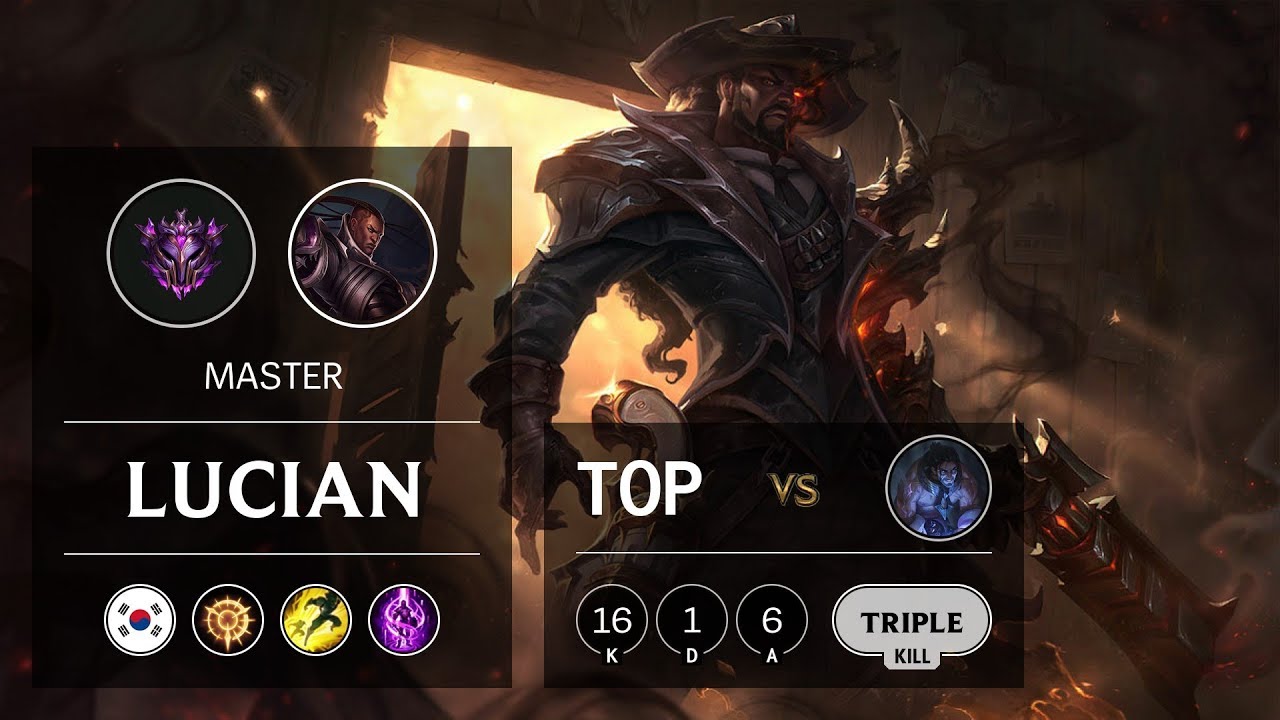 Lucian Top vs Sylas - KR Master Patch 9.11