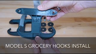 Tesla Model S Grocery Hooks DIY Installation