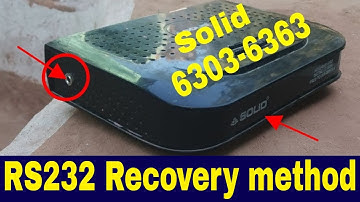 Solid 6303-6363 Dead Box Recovery by RS232 to 3.5MM Jack,Solid 6303-6363 6303 Pro RS232 Connections