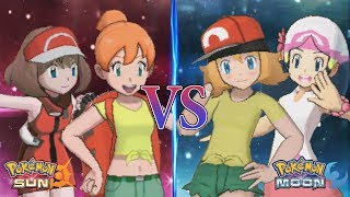 Pokemon Sun and Moon: Misty and May Vs Dawn and Serena (Pokegirls battle!) Pokemon Sun and Moon: Misty and May Vs Dawn and Serena (Pokegirls battle!)