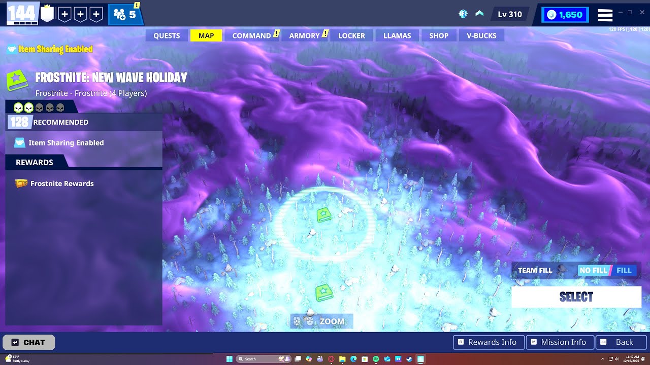 Fortnite Save The World  New Wave Holiday Challenge Solo 2025-12-16