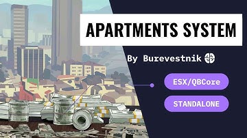 GTA 5 | Apartments system | House system | FiveM | ESX | QBCore |Standalone