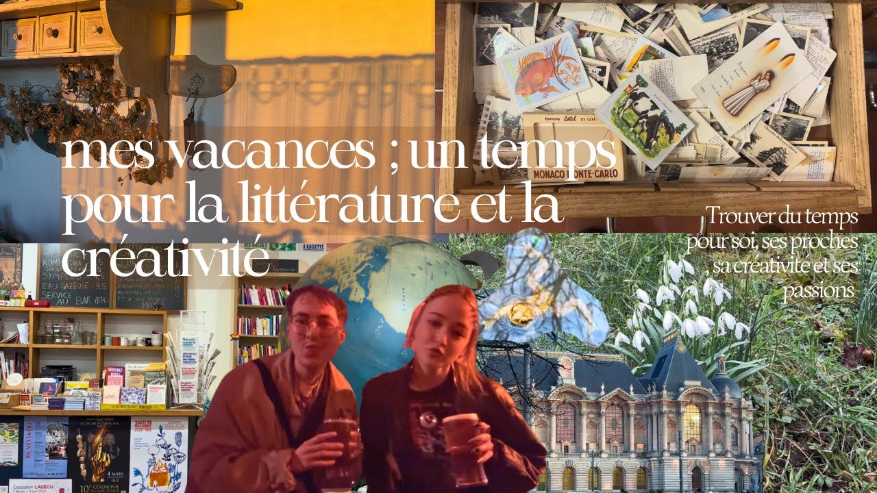 Trouver du temps pour lire, créer et découvrir ; vlog d’un libraire