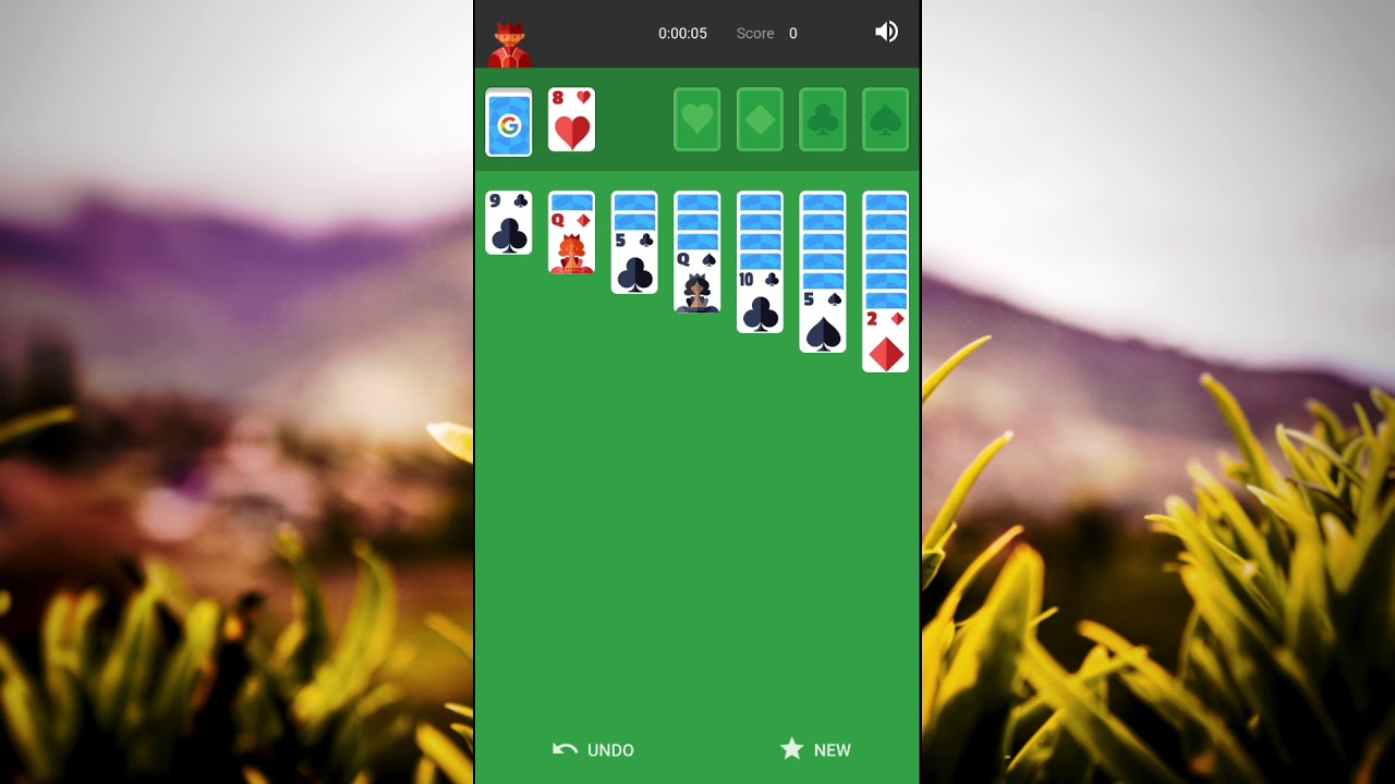 Google Play Games's Solitaire Easy Mode Gameplay