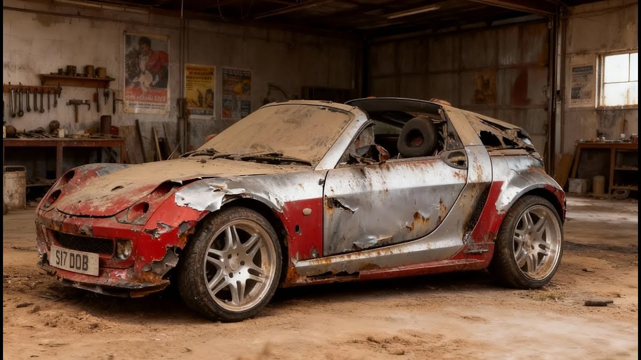 #SMART Roadster Coupé 0,7L Turbo - Timelapse Restoration - No talking