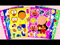 【癒しASMR】アンパンマン & とノビタ📚と一緒にシールを飾ってはがす🎧 Relaxing Sticker Peeling Fun with Anpanman & Nobita