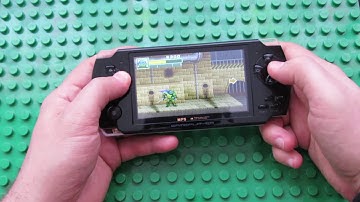 Teenage Mutant Ninja played on Portable 4.3 inch TFT 4GB MP5 Player Game Console