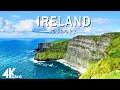 FLYING OVER IRELAND (4K UHD) - Relaxing Music Along With Beautiful Nature Videos - 4K Video HD