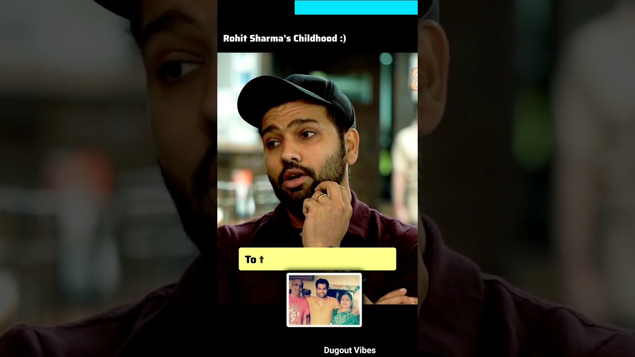 Rohit Sharma Childhood 😮