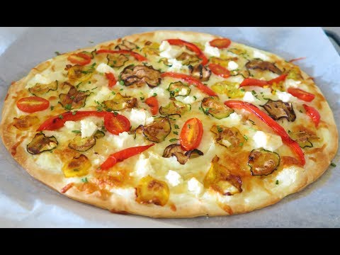 Vidéo: Pizza Aux Poivrons Et Feta