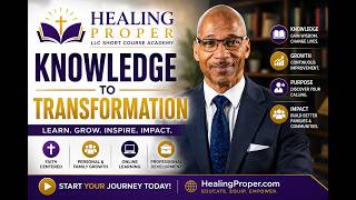 Ministry Commercial: Healing Proper LLC Short Course Academy. Start your learning journey today.