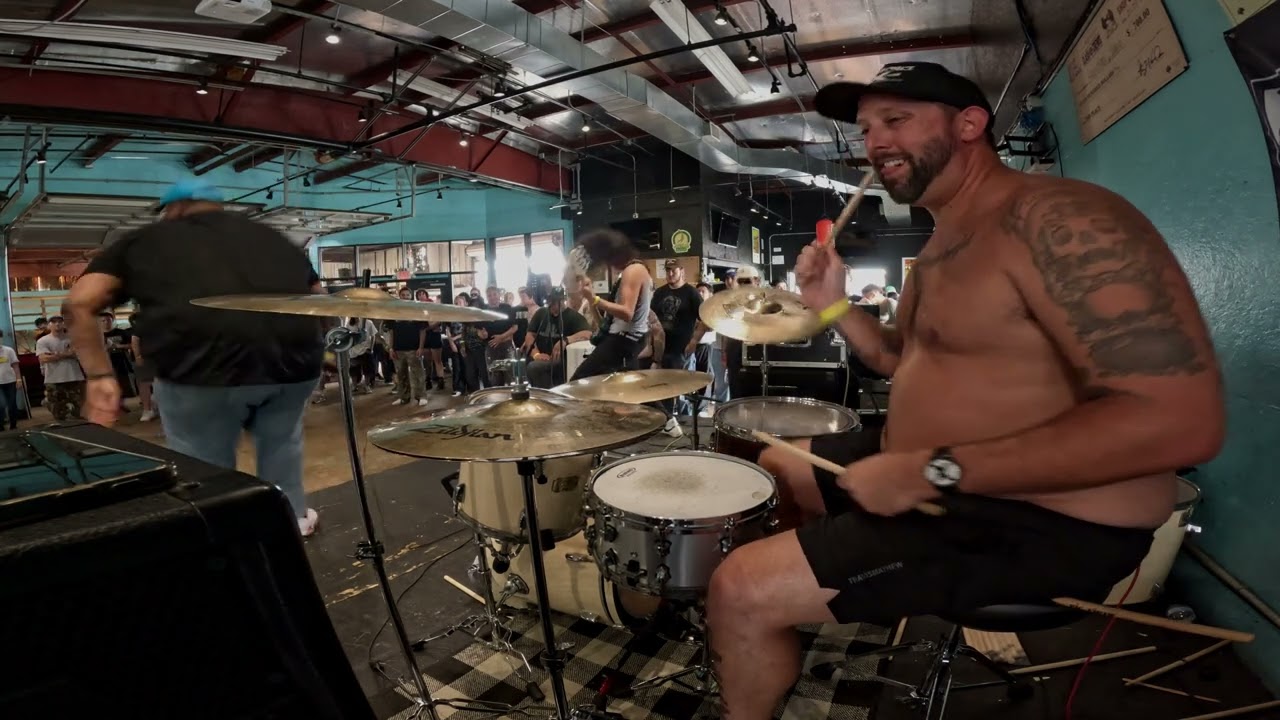 (DRUM CAM) SPIT MY RAGE @ Armageddon Records Summer Showcase - 7/20/2024