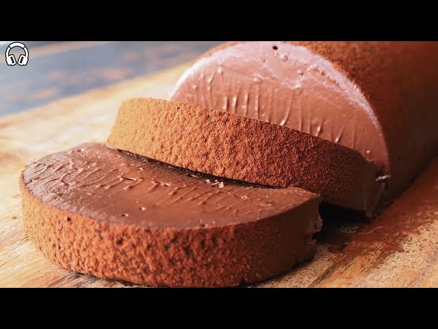 ASMR]チョコムースケーキ[お手軽/卵なし]/Chocolate Mousse Cake[EASY