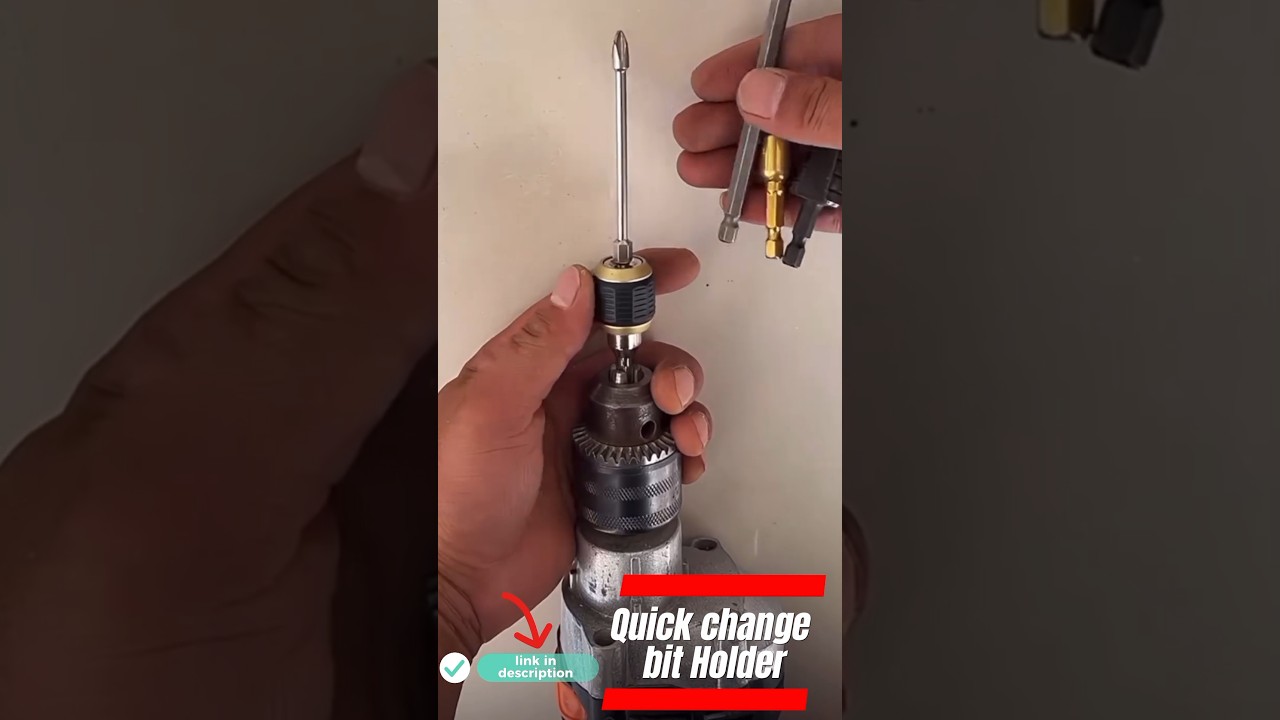 quick change drill bit adapter 
