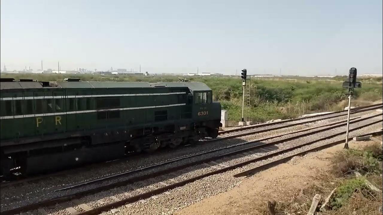 18 Down Millat Express With ZCU_30 6301 Badal Nala Railway Station... 