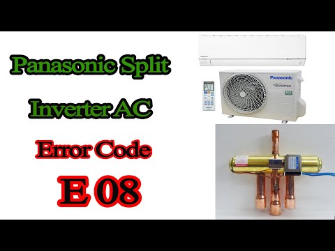 how to remove panasonic inverter error code e08?