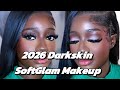 2026 Dark skin SoftGlam Client Makeup Transformation #holidayswithyoutube 