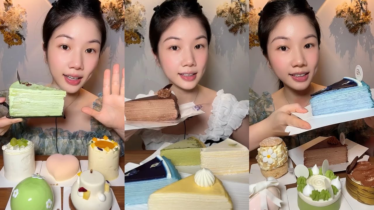 [ASMR] Dessert Mukbang Eating Chocolate Cake | Mukbang Eating Show💗🍰🧁
