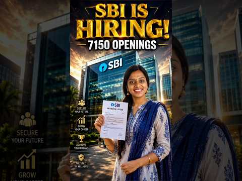 SBI is Hiring! 7150 Openings