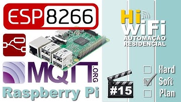 ESP8266 e PubSubCliente.h - Automação Residencial 15 - MQTT Broker e Node-RED no Paspberry Pi