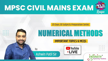 MPSC Mains Numerical Methods | MHADA Important Topics and MCQ |  MPSC MES MAINS |  MHADA JE Civil