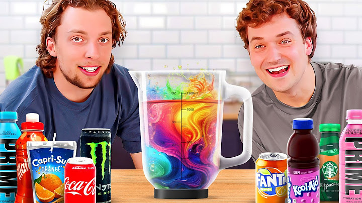 We Mixed Random Drinks Into One Drink!