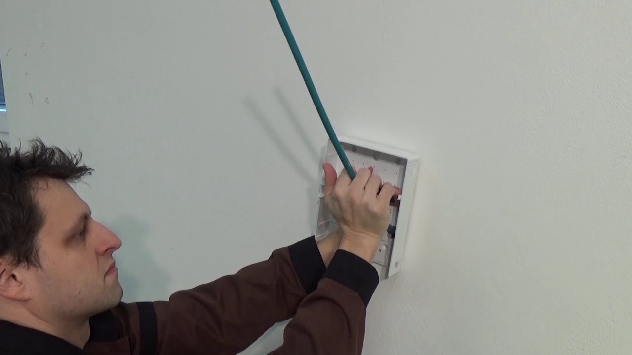 Montáž MTeH boxů na prostup stěnou