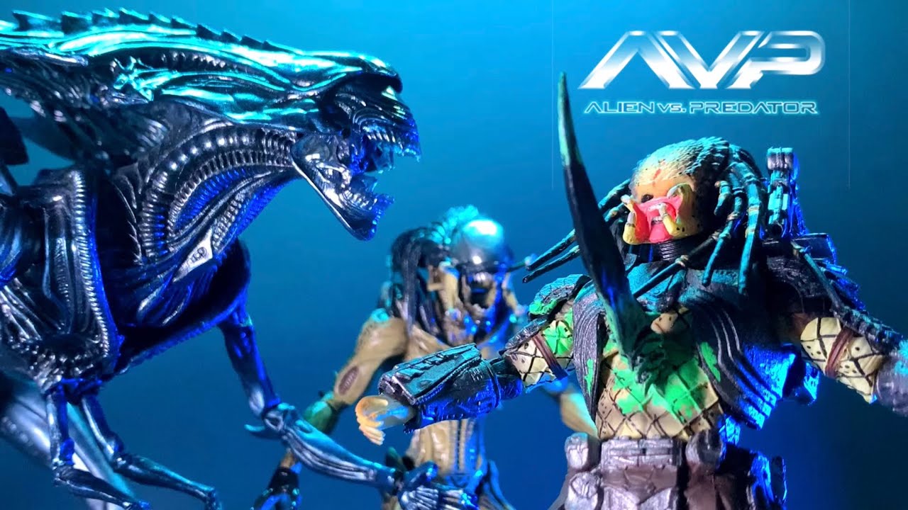 Alien VS Predator Stop Motion 異型VS終極戰士 - YouTube