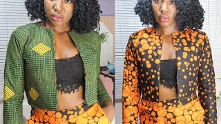 DIY JACKET, Cut and Sew a Simple Reversible Jacket Tutorial