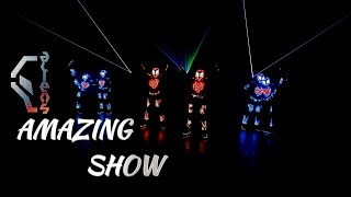 Light laser show "Aliens"