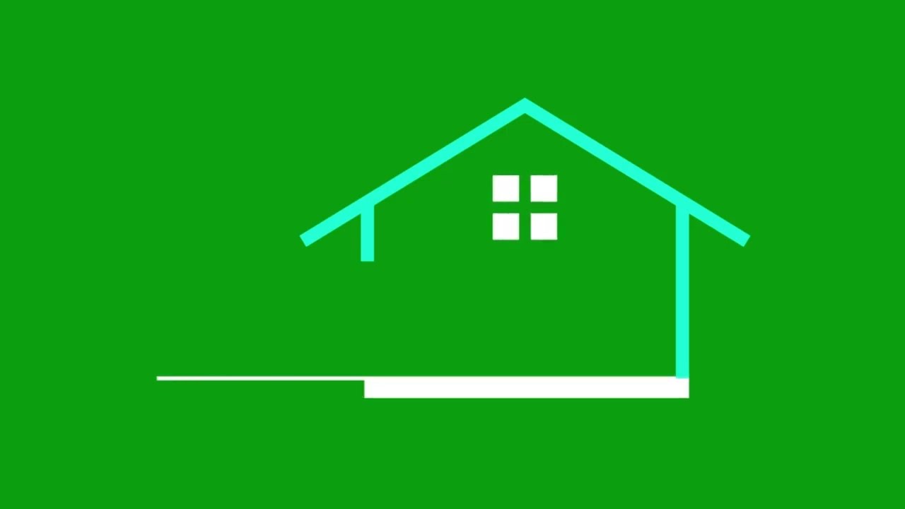 Поиск недвижимости на зеленом экране, анимационное видео 4K