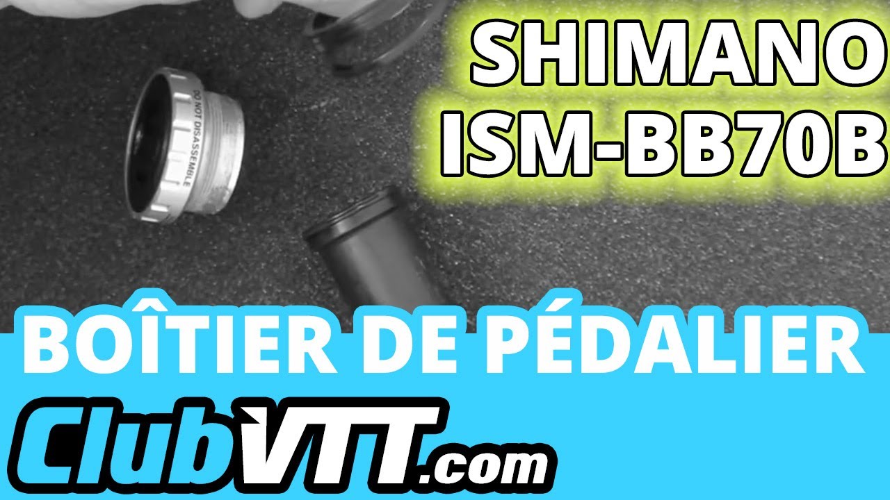 Boitier de pedalier vtt SHIMANO ISMBB70B - 019