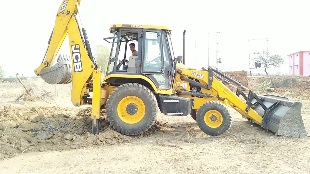 jcb working video | jcb löffelbagger stunt | jcb dozer loading stone in truck
