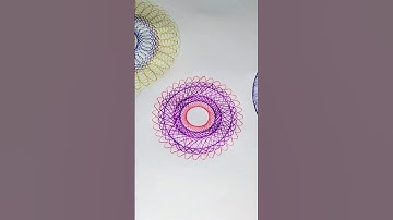 Quick SpiroArt   #spirograph #satisfying #asmr #art #relax #pattern #shorts