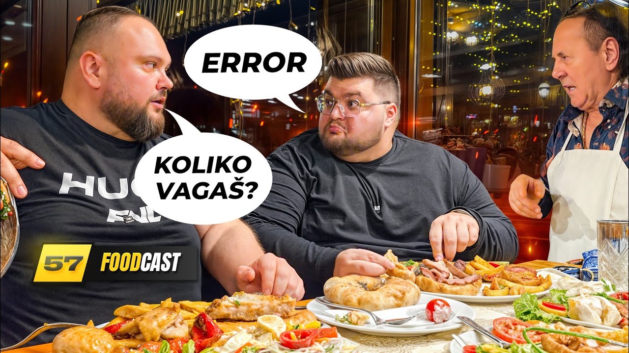 OVAJ ČOVEK JEDE OGROMNE KOLIČINE HRANE i ZARAĐUJE BOLESNE PARE !!! FoodCast 57 - SERMED