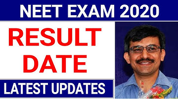 NEET 2020 RESULT DATE // NEET NEWS NTA LATEST UPDATES