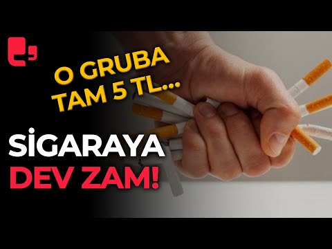 Sigara dev zam! O gruba tam 5 TL zam geldi…