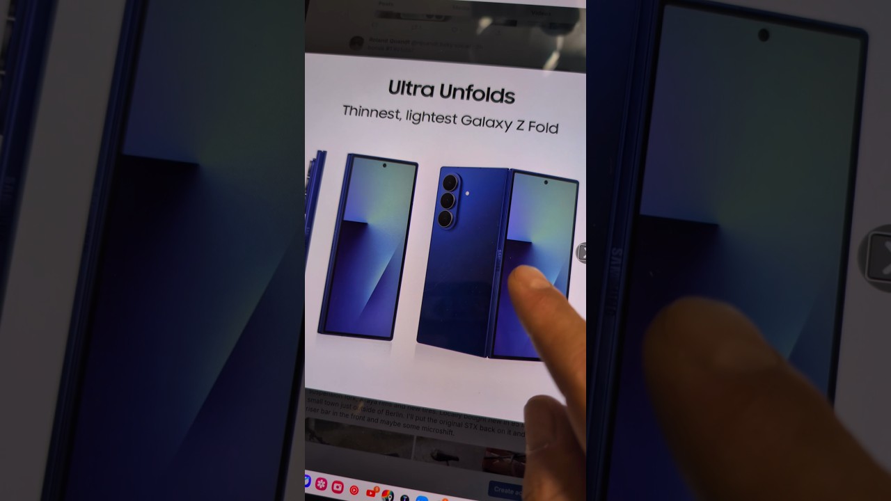 Samsung Galaxy Z Fold 7 "Ultra" Leaks: No S Pen Cover 