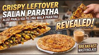 Make Crispy Stuffed Paratha with Leftover Curry | Potato and Green Bean Paratha | Mom's Comfort Food screenshot 2