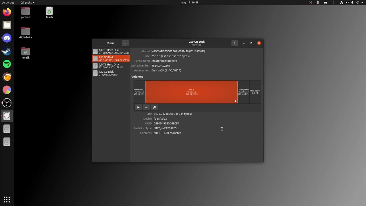 How to mount disk at startup ubuntu youtube