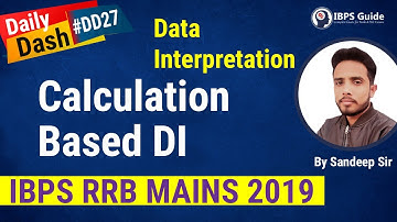 IBPS RRB PO Prelims DI | Best DI Questions | Data Interpretation Solve with Sandeep Ji