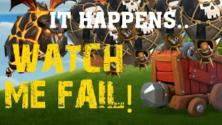 Clash of Clans fail. Th10 lavaloon attack strategy, post th12 update 2018