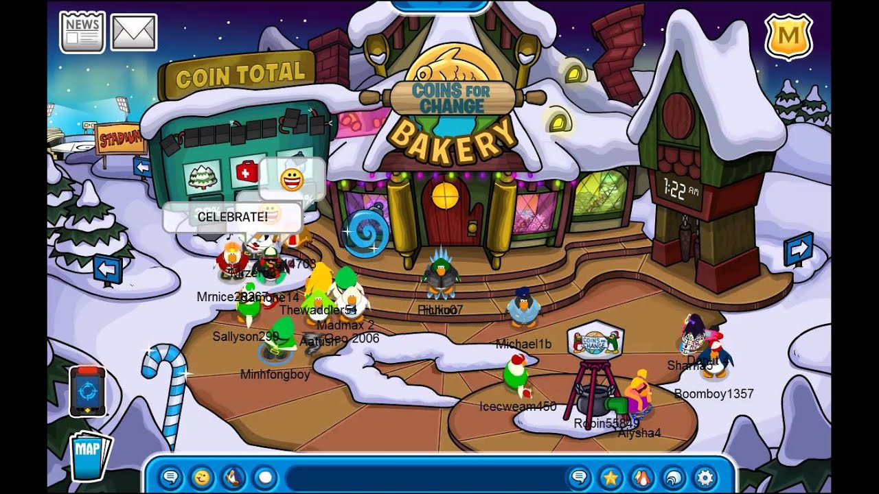 Club Penguin Coins For Change 2012 9.999.999.999 Coins Countdown