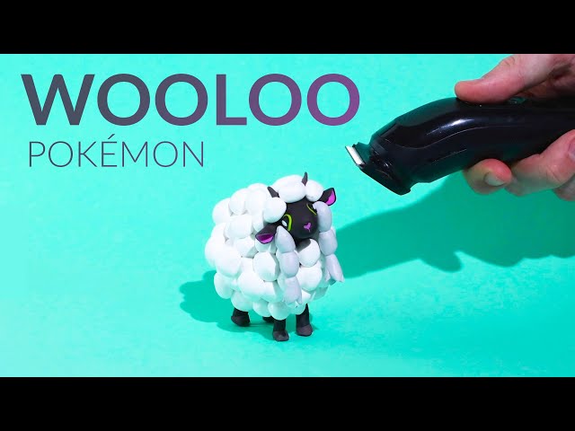 Creating a clay WOOLOO & then fully SHAVING – Pokémon 